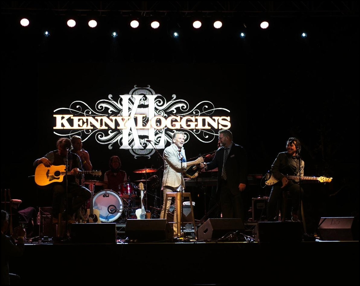 Kenny Loggins with LED video wall